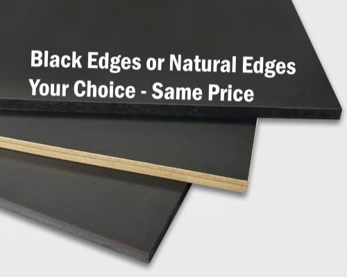 Custom cut black chalkboard material - make any size up to 4 feet x 8 feet.