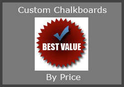 Shop high quality value priced framed chalkboard - made exactly to your size