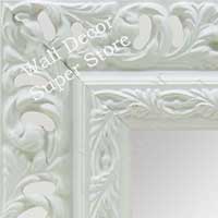 MR1505-2 Ornate White - Medium Custom Wall Mirror Custom Floor Mirror