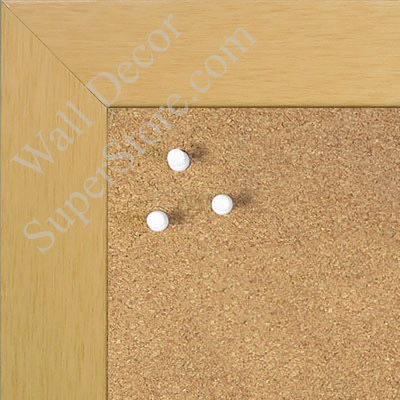 BB1545-4 Natural Clear 1 3/4" Wide Value Price Medium To Extra Large Custom Cork Chalk Or Dry Erase Board   