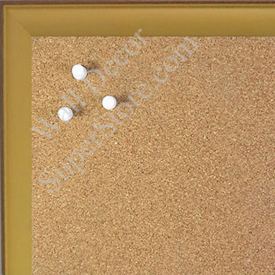 BB1569-5 Small Yellow With Top Outside Distressed Accent Custom Cork Chalk or Dry Erase Board