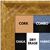 BB1614-1  Distressed Gold Custom Wallboard Corkboard Whiteboard Chalkboard