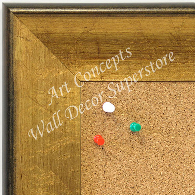 BB1663-1 | Crackle Gold / Black | Custom Cork Bulletin Board | Custom White Dry Erase Board | Custom Chalk Board