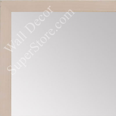 MR1511-1 Light White Stained Maple - Very Small Custom Wall Mirror