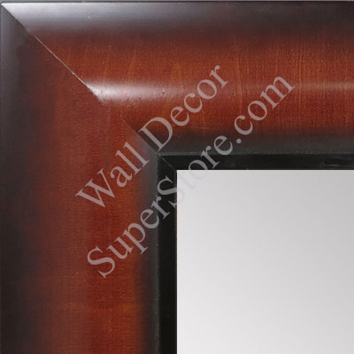 MR1518-2 Walnut - Extra Large Custom Wall Mirror Custom Floor Mirror