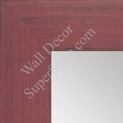 MR1535-4 Distressed Red - Large Custom Wall Mirror Custom Floor Mirror