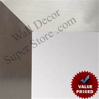 MR1708-2 | Stainless Steel Look - Mica Finish - Moulding | Custom Wall Mirror | Decorative Framed Mirrors | Wall D�cor