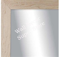MR1774-1 Small Unfinished Natural Maple Flat Wood Frame - Paint or Stain -Small Custom Wall Mirror Custom Floor Mirror