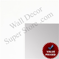 MR1865-2 Matte Satin White - Value Priced - Large Custom Wall Mirror Custom Floor Mirror