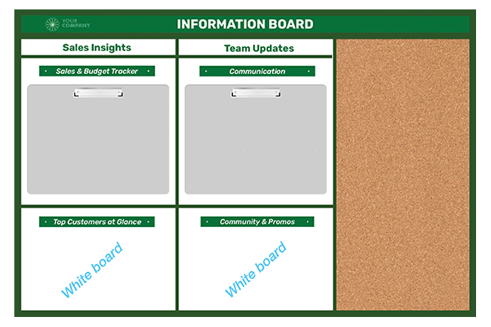 IB808 -  24" x 36" Custom Information Board