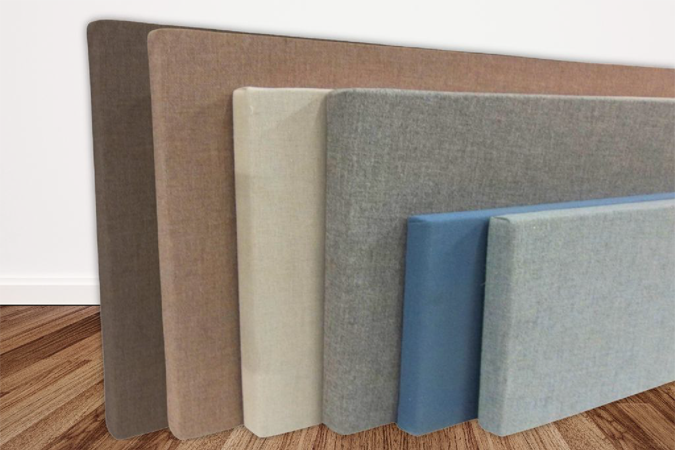 Frameless Fabric Wrapped Bulletin Boards