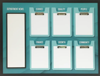 IB811 -  60" x 48" Custom Information Board