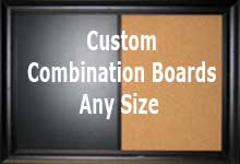 Custom combination board - mix and match cork, chalk, dry erase - any combination - any size  
