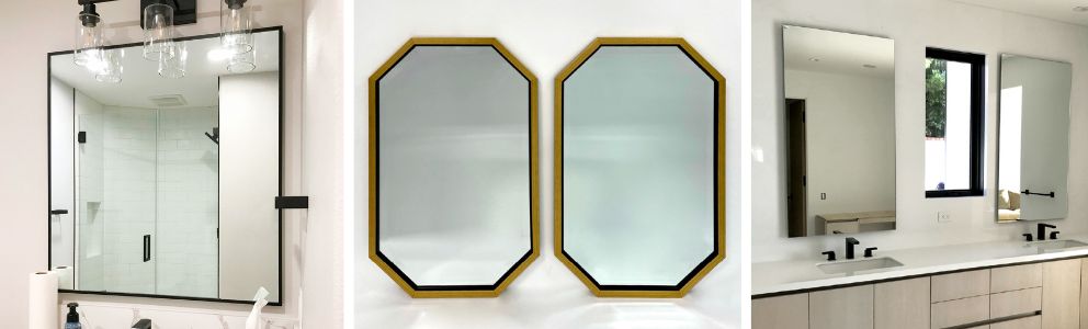 Custom Bathroom Mirrors - We Make Any Size