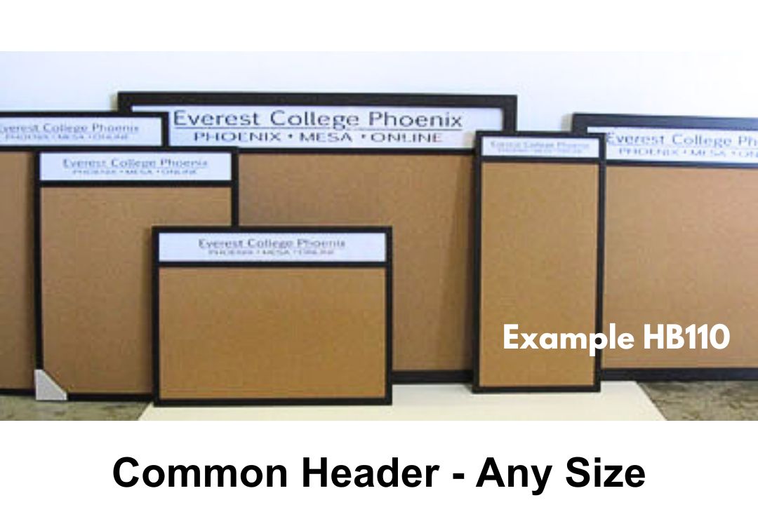 Use One Style Header - And Create Various Sizes To Fit Specific Spaces Throughout Your Comapny