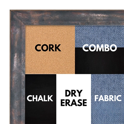 BB1223-5 - STEEL BLUE - 0.75 Inch Wide - Cork, Chalk, Dry Erase, Combo, Fabric Wrap 