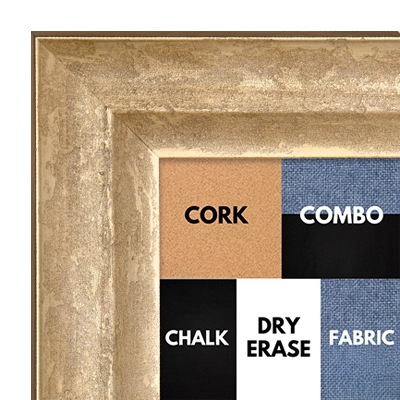 BB1224-2 - MOON GOLD - 2 Inch Wide - Cork, Chalk, Dry Erase, Combo, Fabric Wrap 