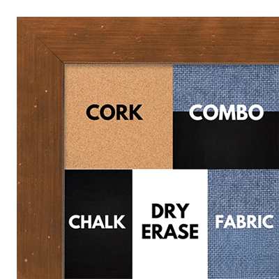 BB1241-1 - Ferrosa Bronze - 1.125 Inch Wide - Custom Cork Chalk Dry Erase