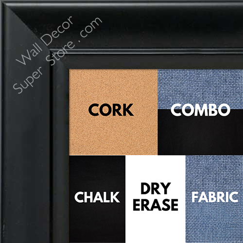 Chalk Combo Board Chalk Cork Board Chalkboard Combo Framed
