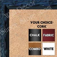 BB178-1 Ornate Dark Espresso Small To Medium Custom Cork Chalk or Dry Erase Board