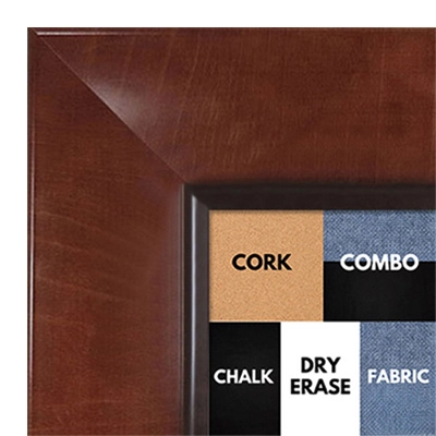 BB1526-2 Pecan - Extra Extra Large Wall Board Cork Chalk Dry Erase