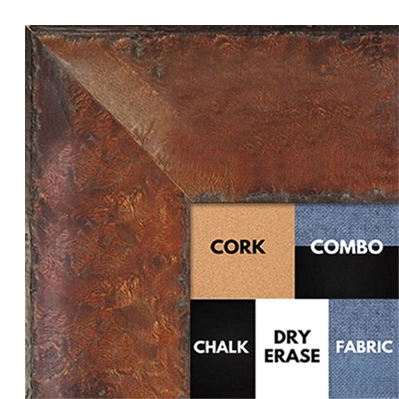 BB1531-4 Distressed Burlwood Cherry Custom Extra Extra Large Wall Board Cork Chalk Dry Erase