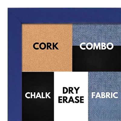 BB1538-2 Purple - Small Custom Cork Chalk or Dry Erase Board