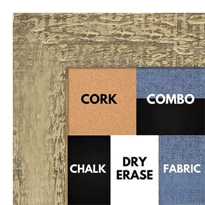 BB1555-6 Distressed Tan - Extra Large Chalkboard Cork Dry Erase