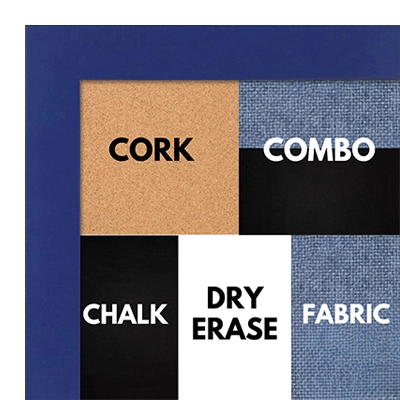 BB1564-11 Royal Blue Small Custom Cork Chalk or Dry Erase Board