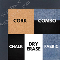 BB1564-1 Navy Blue Small Custom Cork Chalk or Dry Erase Board