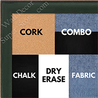 BB1569-7 Small Green With Top Outside Distressed Accent Custom Cork Chalk or Dry Erase Board