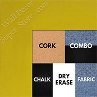 BB1586-1 Yellow - Extra Large Custom Cork Chalk or Dry Erase Board