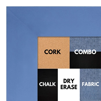 BB1586-3 Blue - Extra Large Custom Cork Chalk or Dry Erase Board