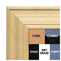 BB1749-1 | Unfinished Wood Frame | Unfinished Natural Wood Moulding - Paint or Stain | Custom Cork Board | Custom Chalk Board | Custom White Dry Erase Board