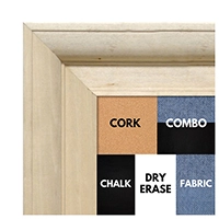 BB1760-1 | Unfinished Wood Frame | Unfinished Natural Wood Moulding - Paint or Stain | Custom Cork Board | Custom Chalk Board | Custom White Dry Erase Board