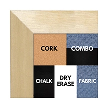 BB1763-1 | Unfinished Wood Frame | Unfinished Natural Wood Moulding - Paint or Stain | Custom Cork Board | Custom Chalk Board | Custom White Dry Erase Board