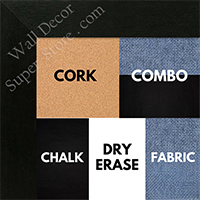 BB1844-6 Charcoal Gray Large Wall Board Cork Chalk Dry Erase