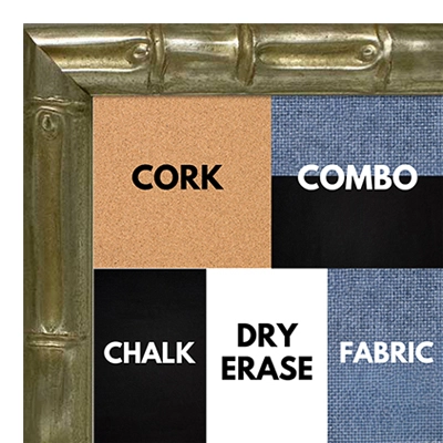 BB1947-2 Distressed Silver Tropical Bamboo Custom Wall Board