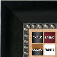 Silver Accent - Custom Wallboards -  Cork Chalk Dry Erase