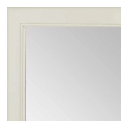 MR1044-8 White with Inside Ridges - Custom Mirror