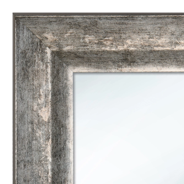 MR1224-1 Colosseum II Tarnished Silver - Custom Large Mirror - 2.0 Inch Wide