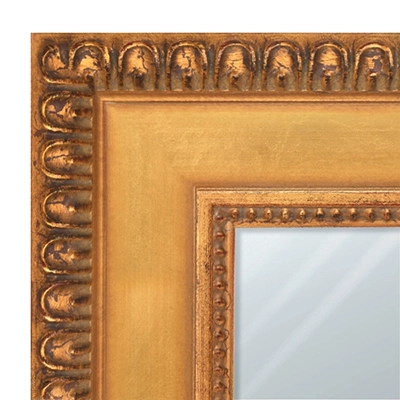 MR1311-5 Ornate Scoop - Warm Antique Gold - 3.25 Inch Wide