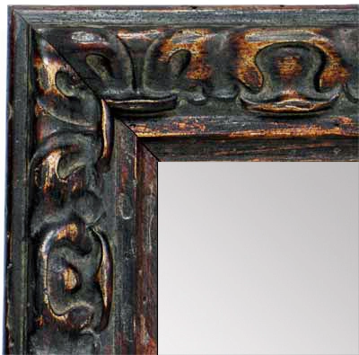 MR1416-2 Ornate Distressed Brown -  Large Custom Wall Mirror Custom Floor Mirror