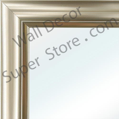 Mr1520 10 Silver Satin Brushed Nickel Medium Custom Wall Mirror Custom Floor Mirror
