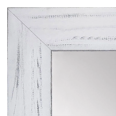 MR1535-2 Distressed White - Large Custom Wall Mirror Custom Floor Mirror