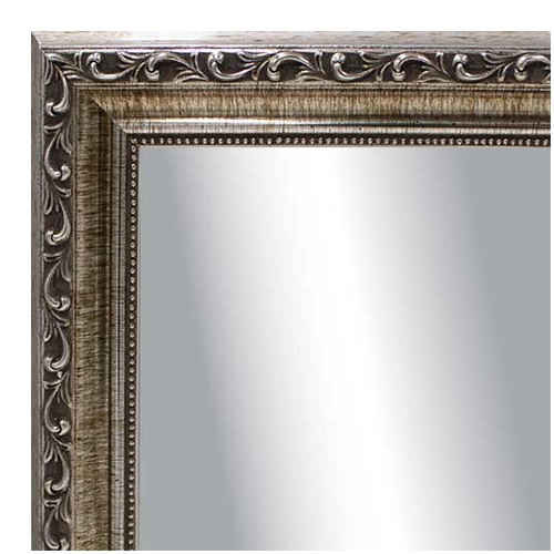 MR1015-2 Silver Colonial with Emboss - Custom Mirror