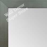 MR133-2 Metal Brushed Pewter Grey Medium Custom Wall Mirror Custom Floor Mirror