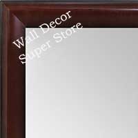 MR1507-3 Walnut Small Custom Wall Mirror Custom Floor Mirror