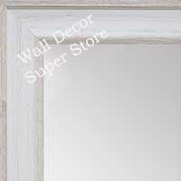 MR1512-1 White Distressed Barnwood - Medium Custom Wall Mirror, Floor Mirror