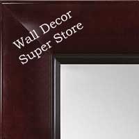 MR1526-3 Walnut - Extra Large Custom Wall Mirror Custom Floor Mirror